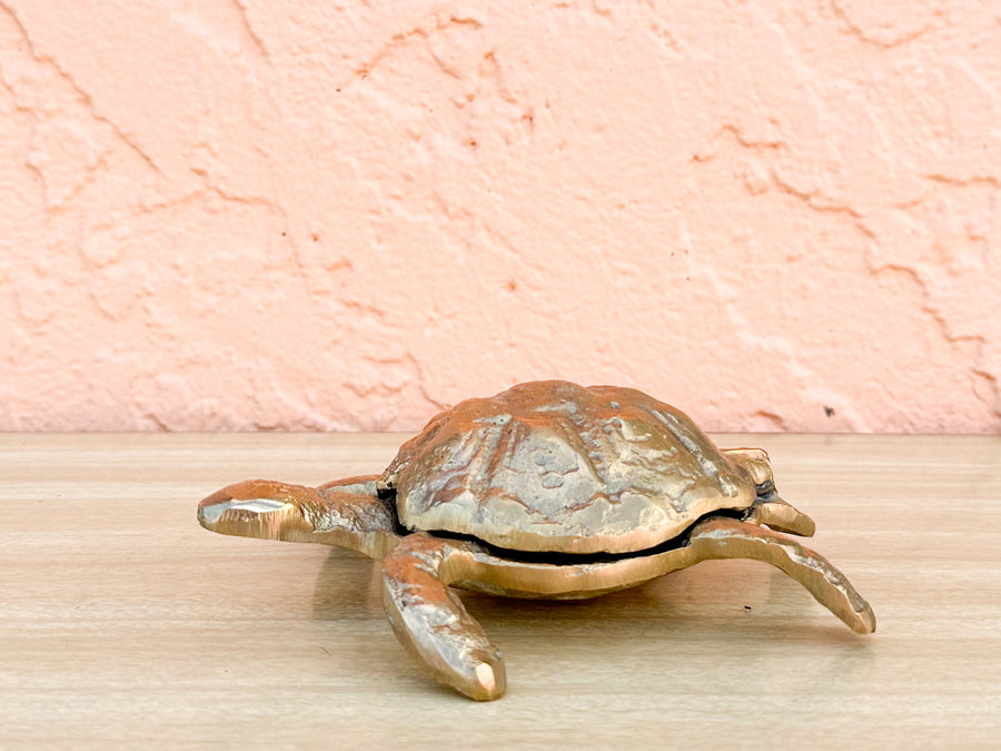 Brass Turtle Trinket Dish