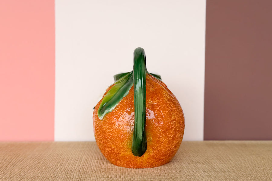 Italian Orange Pitcher