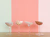 Set of Four Shell Chic Coupes