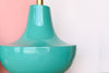 Pair of Mod Turquoise Lamps