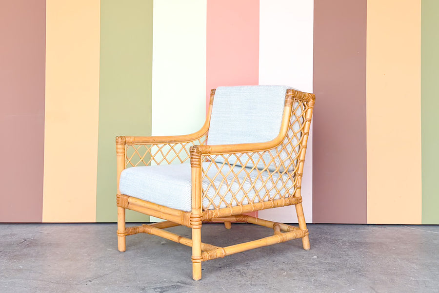 Island Chic Rattan Lounge Chair