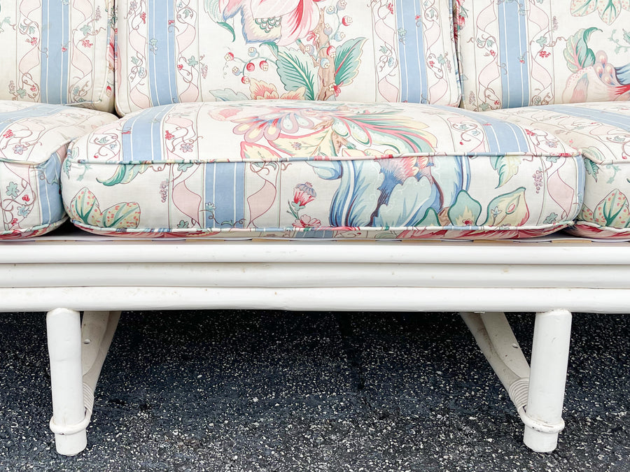 Fab Ficks Reed Rattan Sofa
