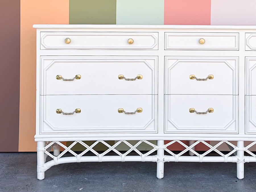 Ficks Reed Rattan Dresser