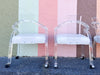 Set of Four MCM Lucite Chairs