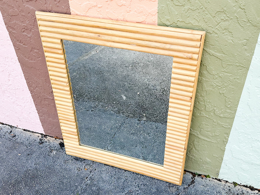 Island Style Bamboo Mirror