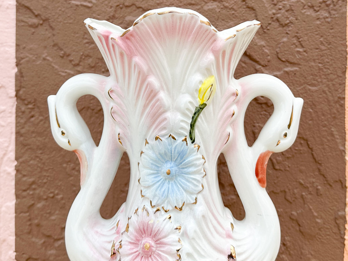 1950s Swan Life Vase