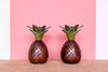 Pair of Pineapple Candle Holders