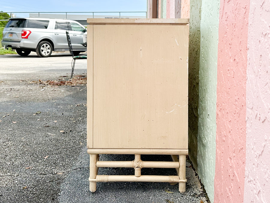 Ficks Reed Faux Bamboo and Rattan Dresser