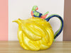 Fitz and Floyd Banana Teapot and Trinket Dish