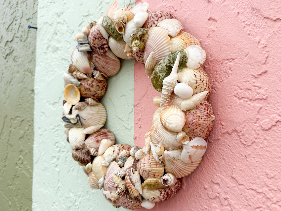 Holiday Shell Wreath