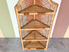 Cute Buri Rattan Corner Etagere