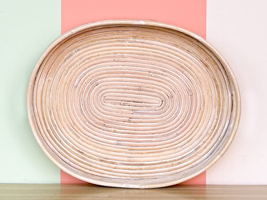 Pair of Pencil Reed Natural Trays