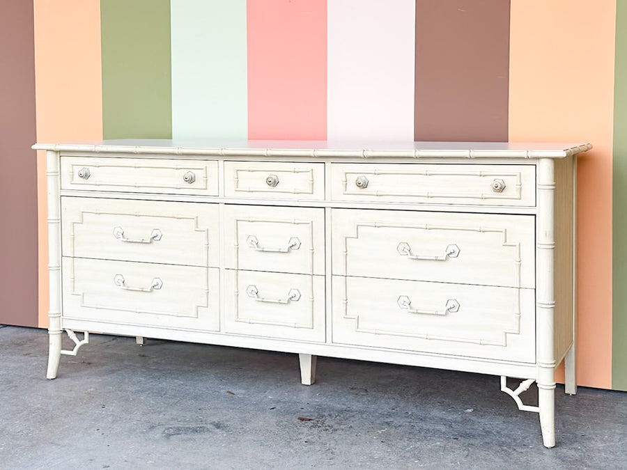 Thomasville Faux Bamboo Dresser