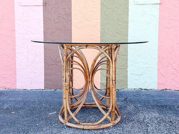Island Style Rattan Dining Table