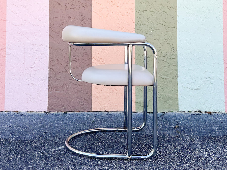Set of Four MCM Cantilever Chairs