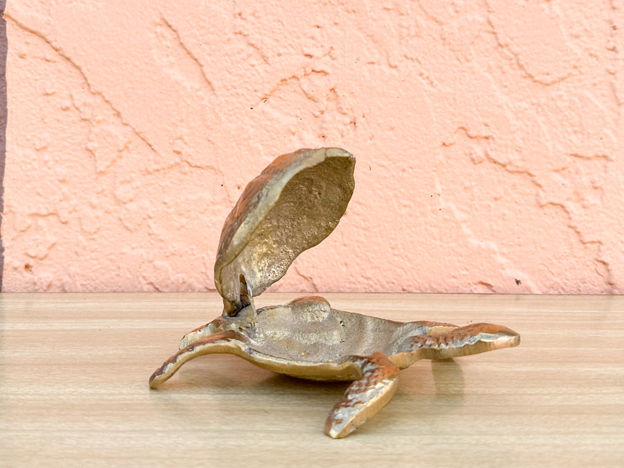 Brass Turtle Trinket Dish