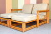 Ficks Reed Two Part Rattan Chaise