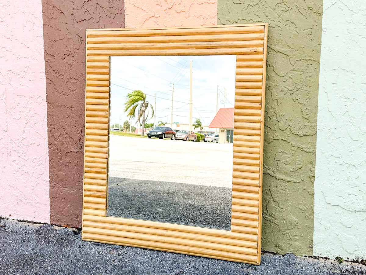 Island Style Bamboo Mirror