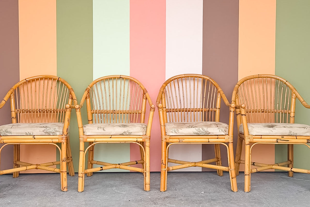 Old Florida Rattan Dining Set