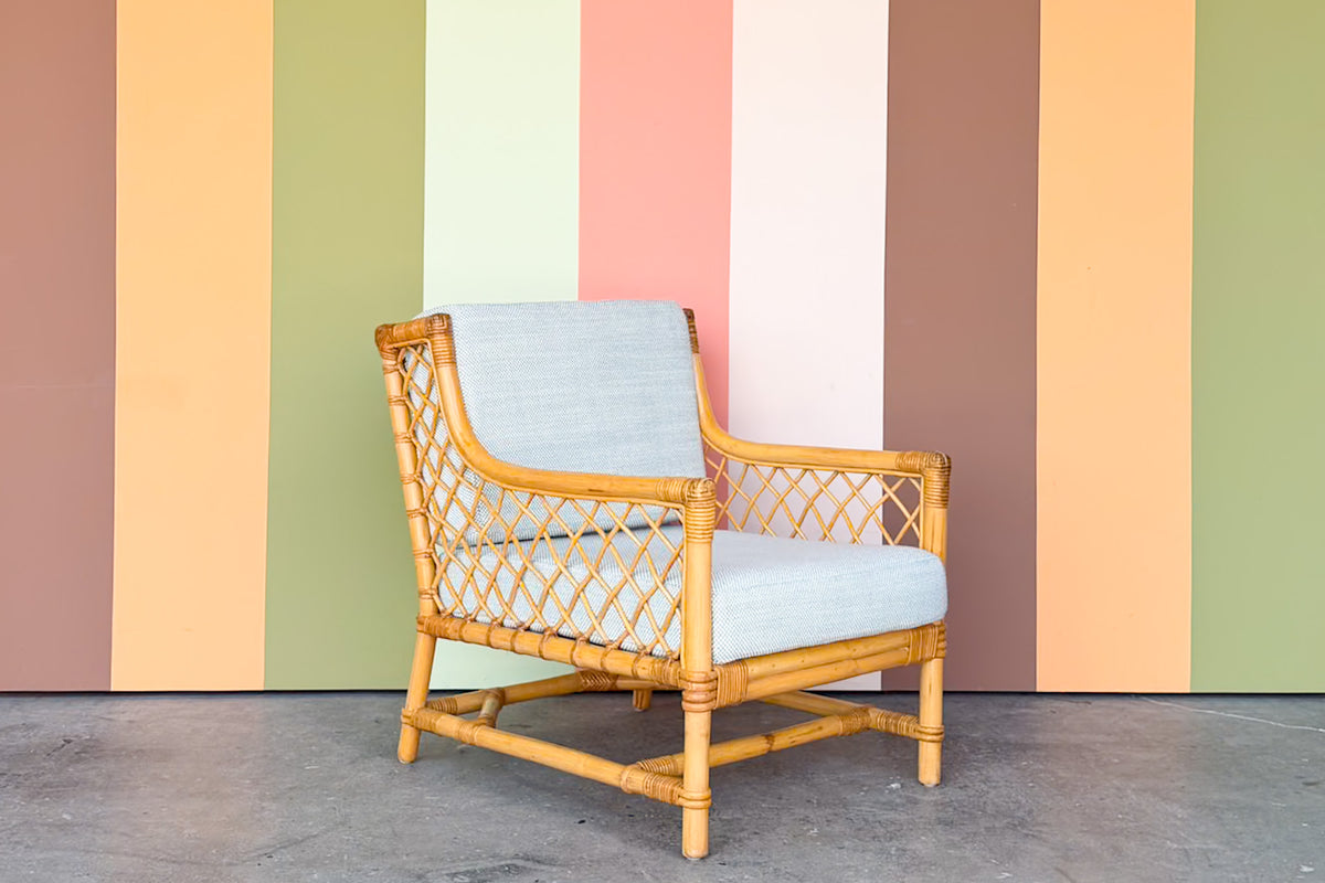 Island Chic Rattan Lounge Chair