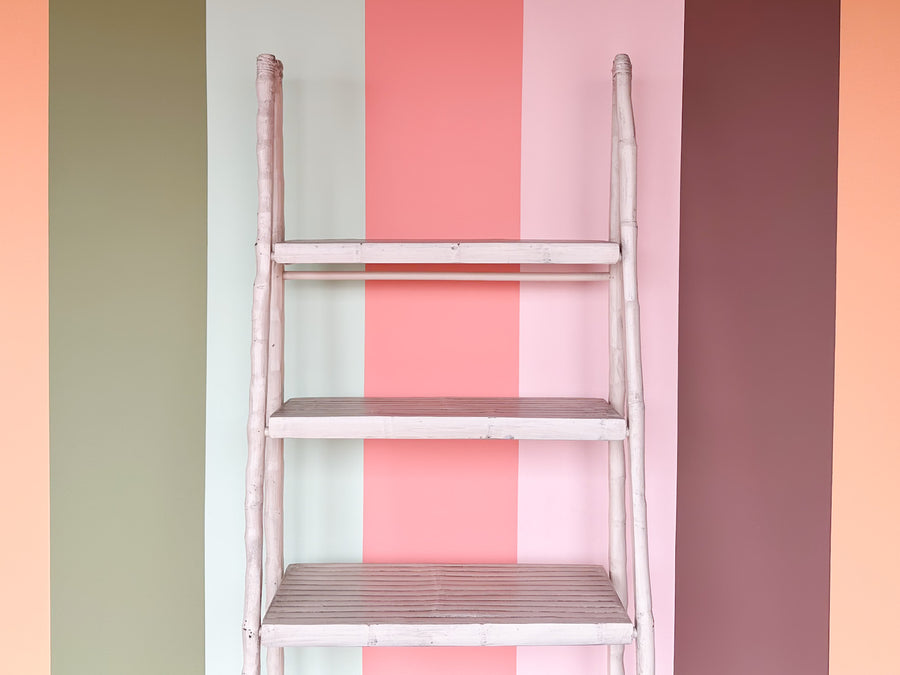 Coastal Rattan Leaning Etagere