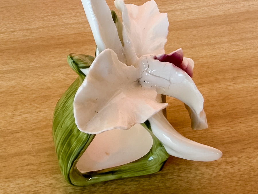 Set of Ten Orchid Napkin Rings