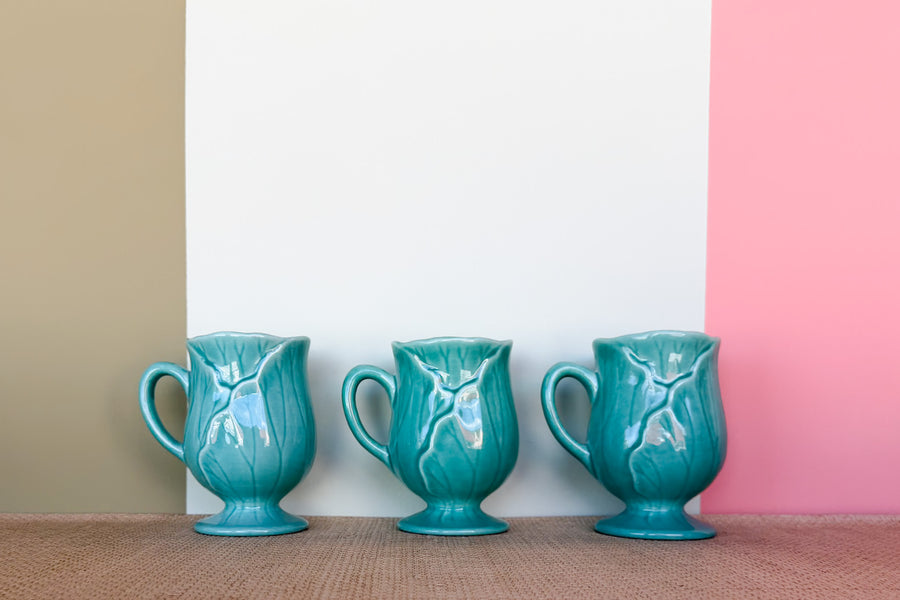 Set of Six Lettuceware Mugs