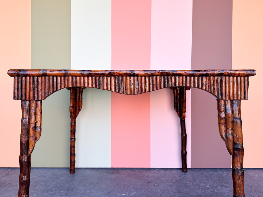 Hand Painted Bamboo Game Table