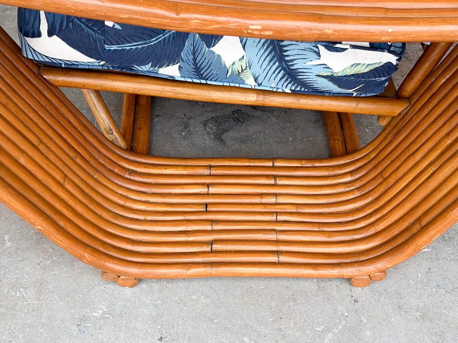 Fabulous Twelve Band Rattan Chair