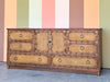 Handsome Drexel Faux Bamboo Credenza