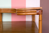Frankl Style Rattan Two Tier Side Table