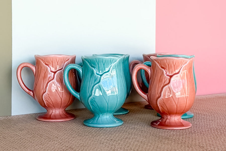 Set of Six Lettuceware Mugs