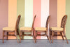 Lattice Rattan Game Table Set