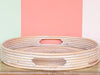 Pair of Pencil Reed Natural Trays
