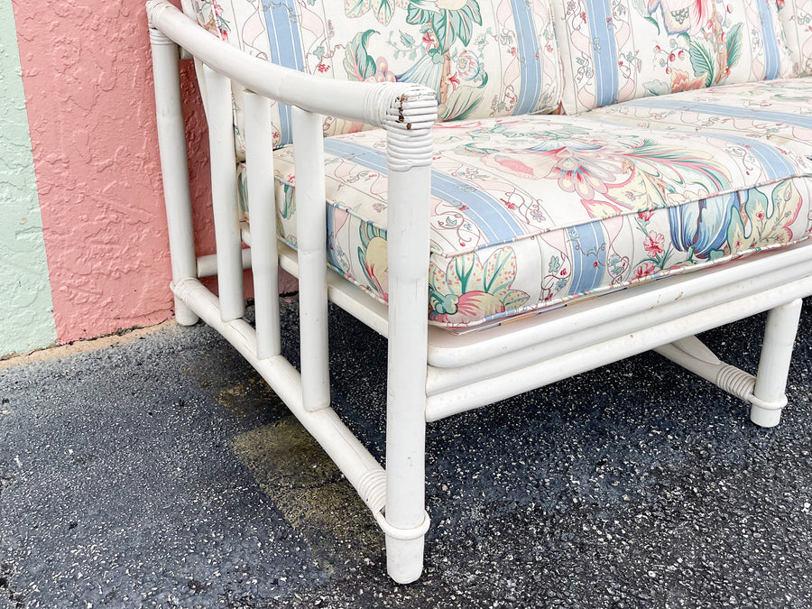 Fab Ficks Reed Rattan Sofa