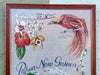 Papua New Guinea Framed Linen Art