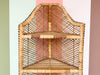 Cute Buri Rattan Corner Etagere