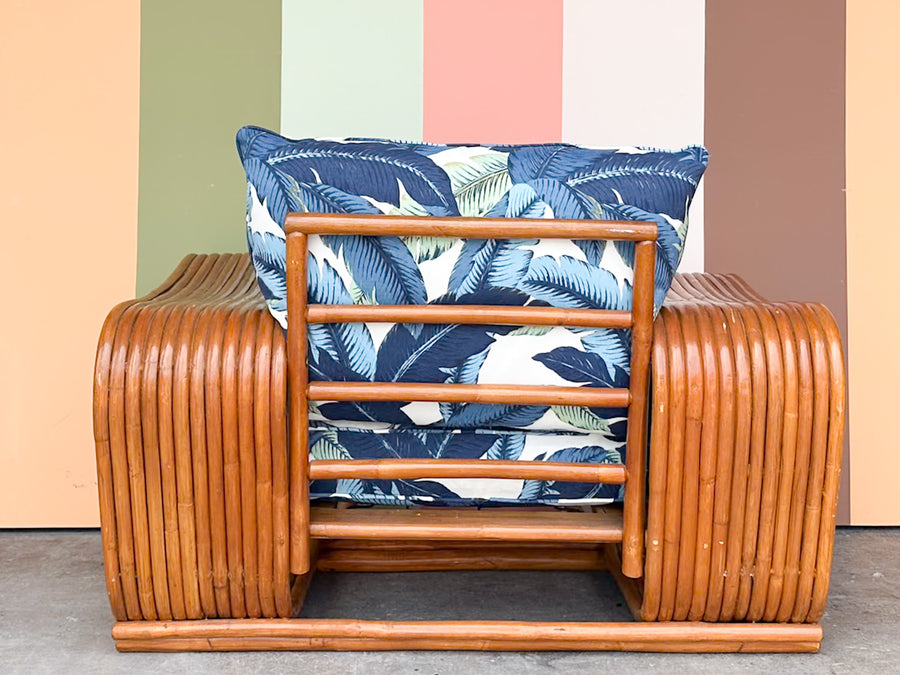 Fabulous Twelve Band Rattan Chair