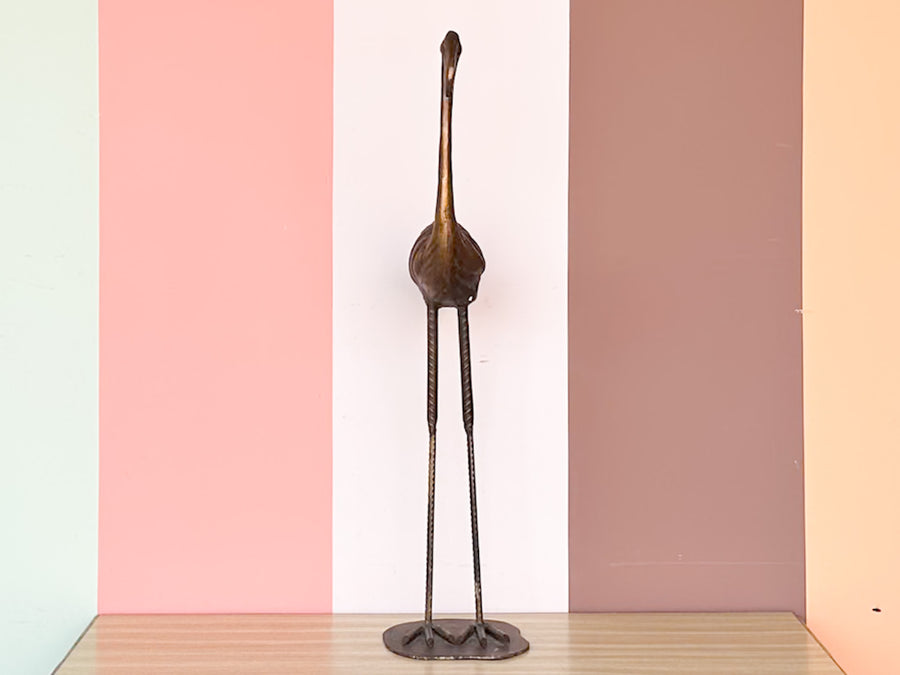 Fab Wrought Iron Flamingo