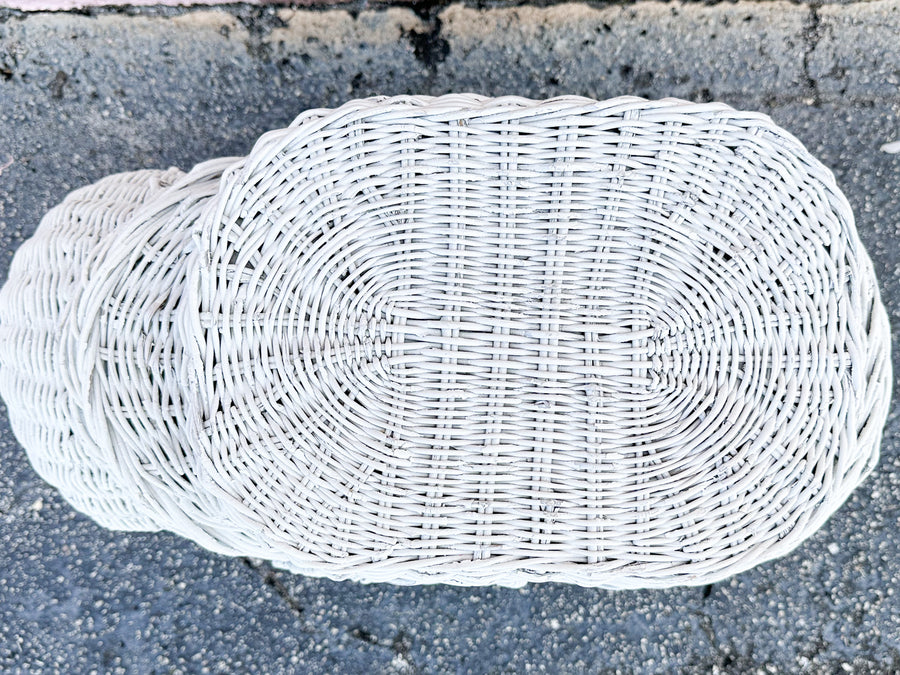 Wicker Elephant Garden Seat