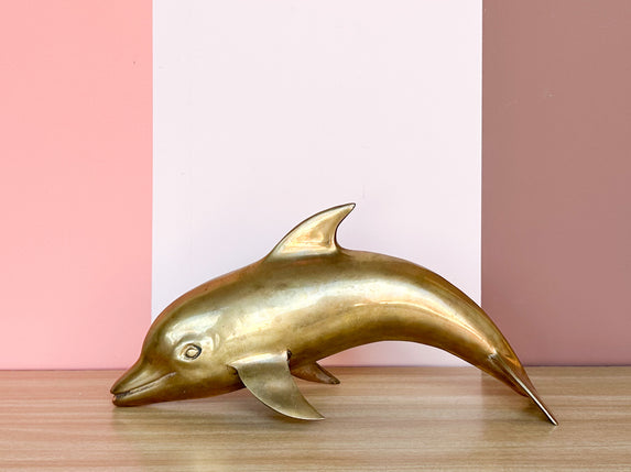 Large Brass Dolphin