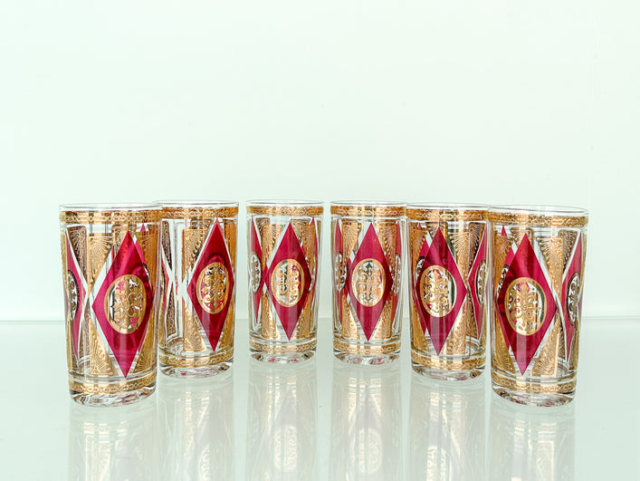 Set of Six Culver Glassware