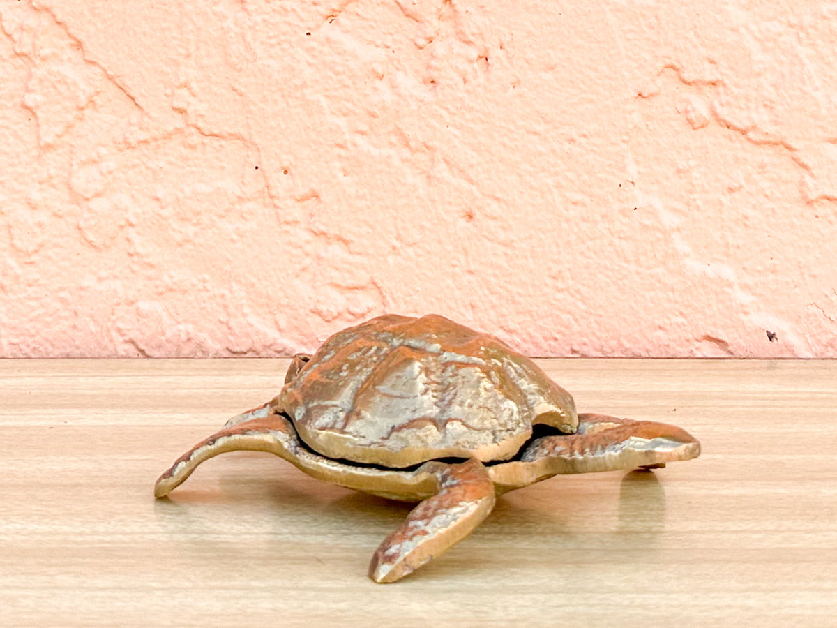 Brass Turtle Trinket Dish