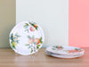 Set of Orange Salad and Bread Plates