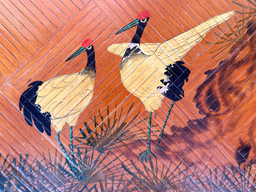 Hand Painted Bamboo Game Table