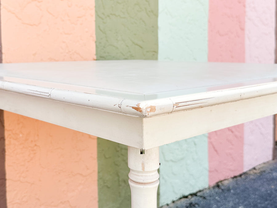 Faux Bamboo Folding Game Table