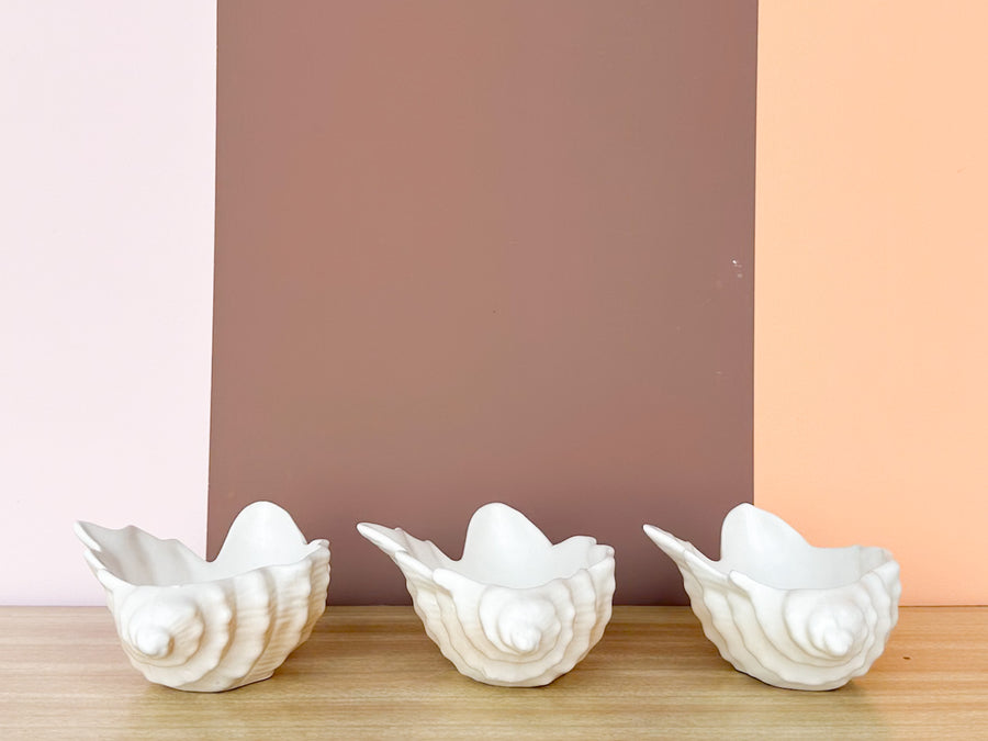Set of Six Seashell Bowls