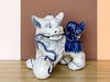 Blue and White Foo Dog