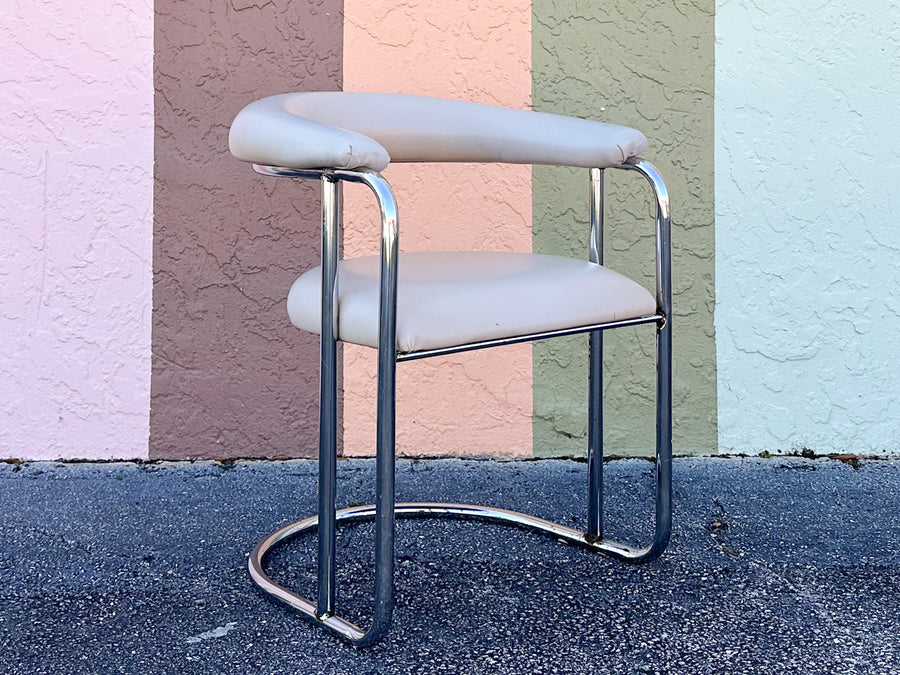 Set of Four MCM Cantilever Chairs