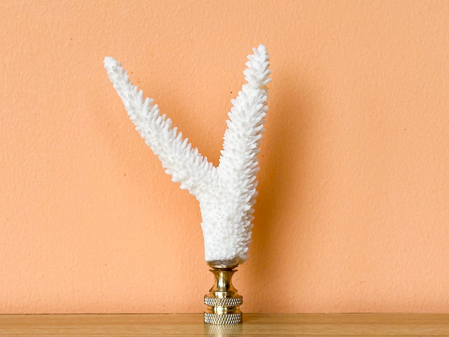 Stag Horn Coral Finial